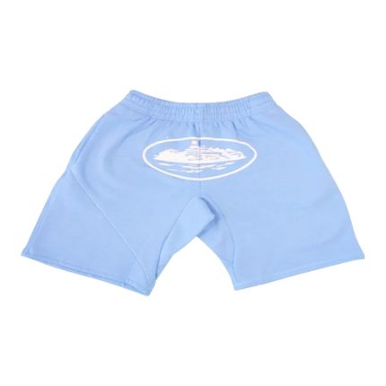 Short Corteiz Alcatraz Bleu Bébé