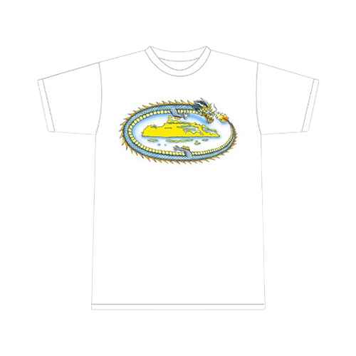 T-shirt Corteiz Dragon Blanc