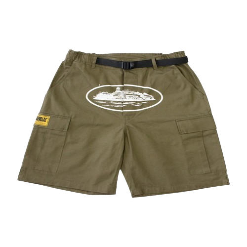 Short Cargo Corteiz Alcatraz Vert Kaki