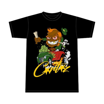 T-shirt Corteiz Leprechaun 420 Noir